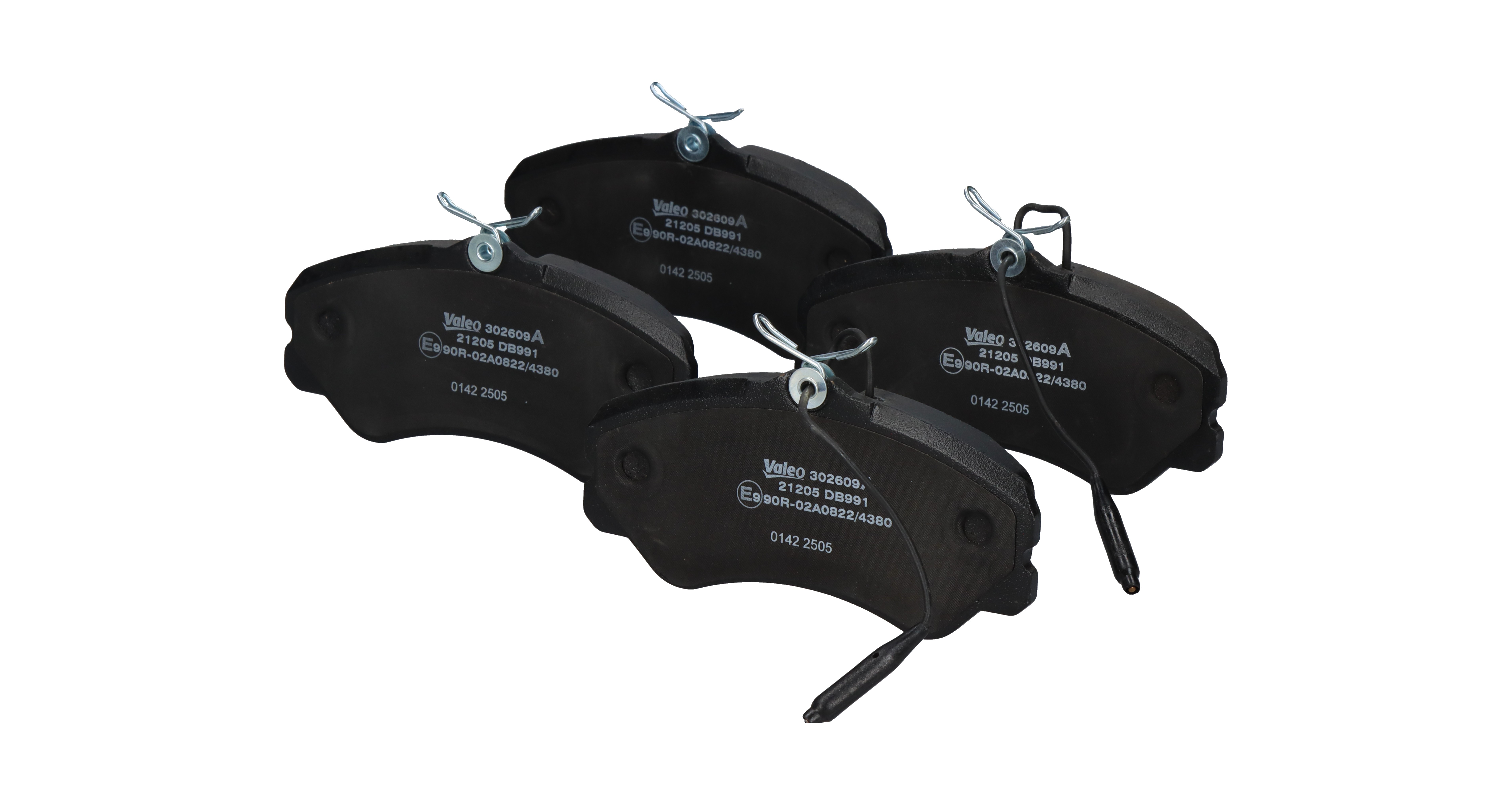 OEM 9941207 VALEO  Bremsbeläge 302609A für VW, FIAT, PEUGEOT, CITROЁN, ALFA ROMEO