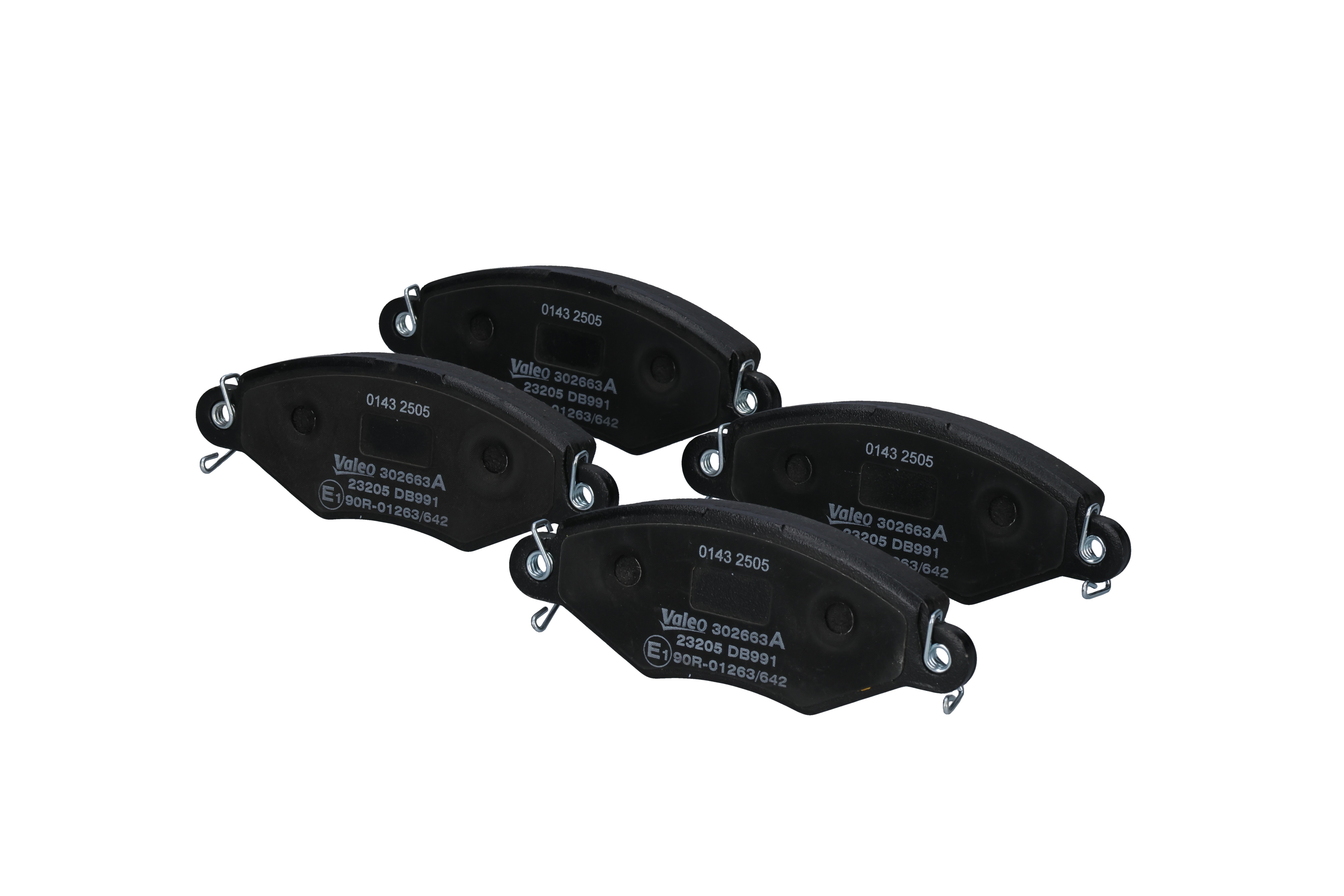 OEM 425204 VALEO Kit pastiglie freni 302663A per VOLKSWAGEN, OPEL, PEUGEOT, CITROЁN, VAUXHALL