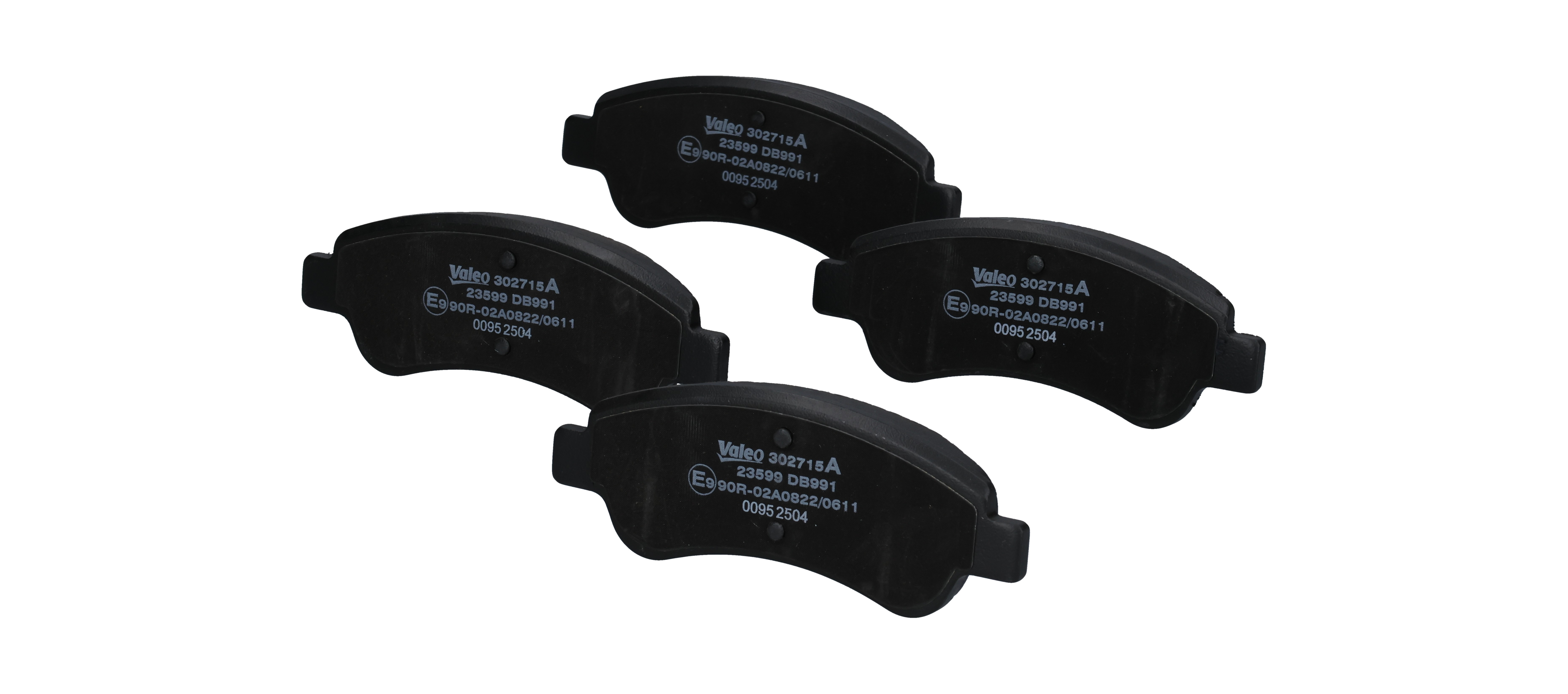 OEM 1647863780 VALEO  Bremsbeläge 302715A für MERCEDES-BENZ, OPEL, PEUGEOT, CITROЁN, DS