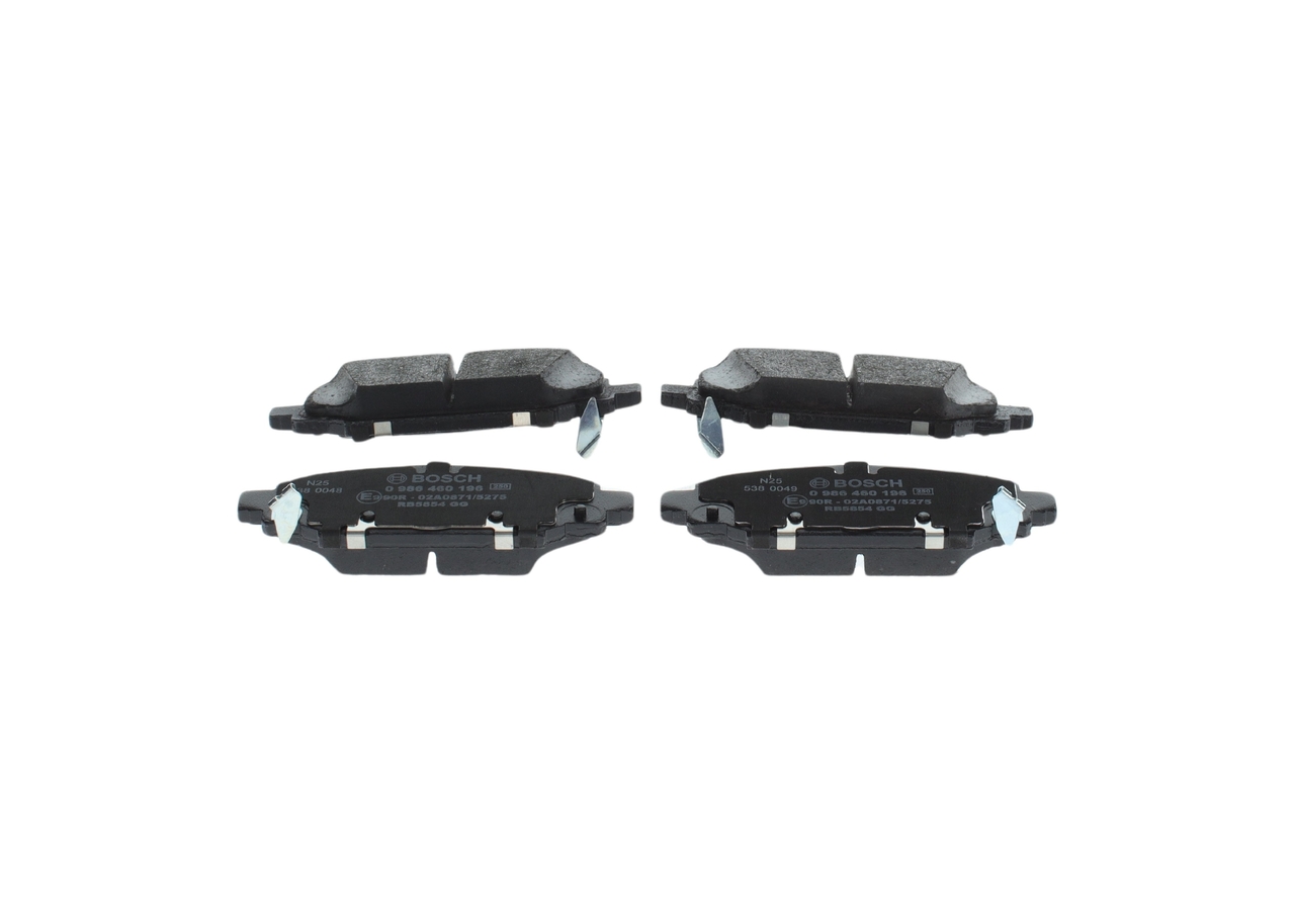 Remblokken (0 986 460 196) van BOSCH Voor JEEP Wrangler IV (JL) 2.0 4xe Plug-in Hybrid (276 KW / 375 PK / Van 2021)