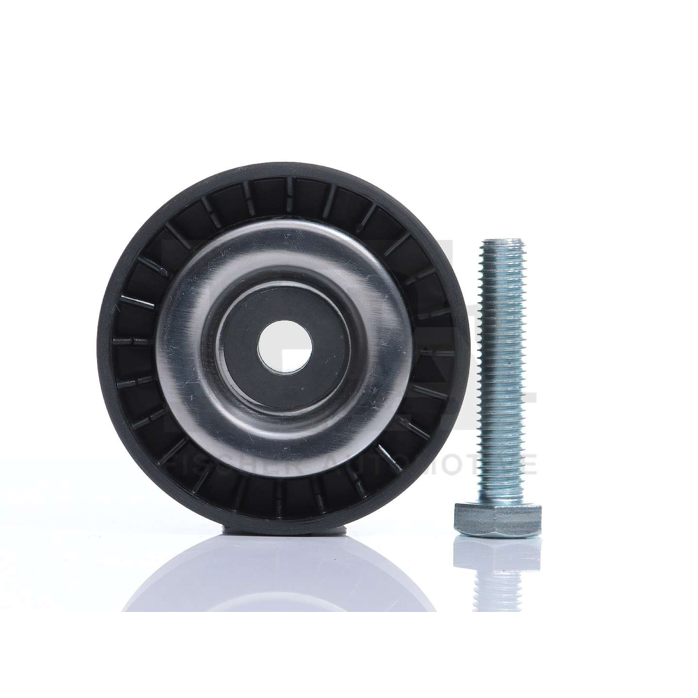 OEM YF0915930B FA1 Deflection / Guide Pulley, v-ribbed belt RZ1305-907 for MAZDA, DODGE
