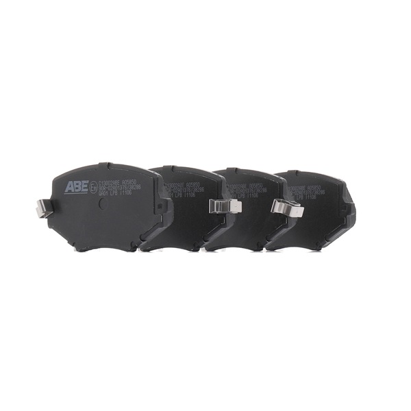 ABE Brake pad set (C13002ABE) for MAZDA MX-5 II (NB) 1.8 16V (NB8C) (103 KW / 140 HP / from 1998)