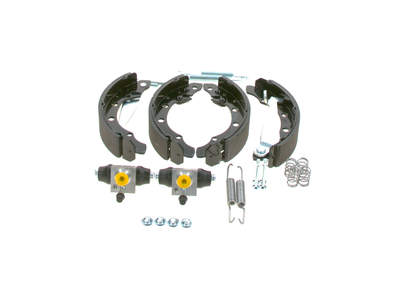 Remmenset, trommelrem (0 204 113 591) van BOSCH Voor VW Jetta II (19E, 1G2, 165) 1.8 (66 KW / 90 PK / Van 1984)