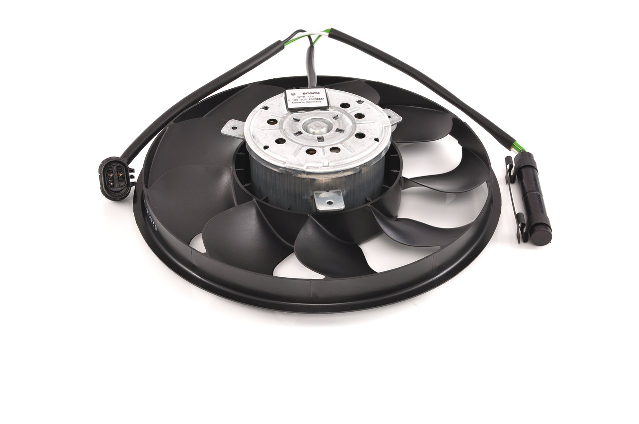Elektrische motor, radiateurventilator (0 130 303 233) van BOSCH Voor PORSCHE 911 Cabriolet (996) 3.6 Carrera S (254 KW / 345 PK / Van 2002)