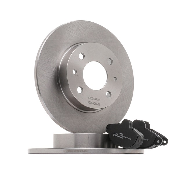 OEM 77365191 MAPCO Bremseskiver og -klosser 47011 for FORD, FIAT, CHEVROLET, ALFA ROMEO, CHRYSLER