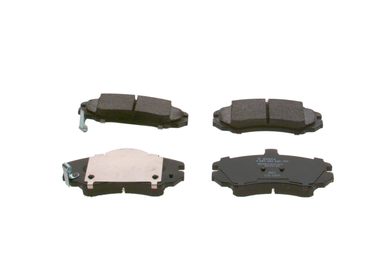 OEM 581012DA50 BOSCH Juego de pastillas de freno 0 986 494 426 para RENAULT, HYUNDAI, HONDA, KIA