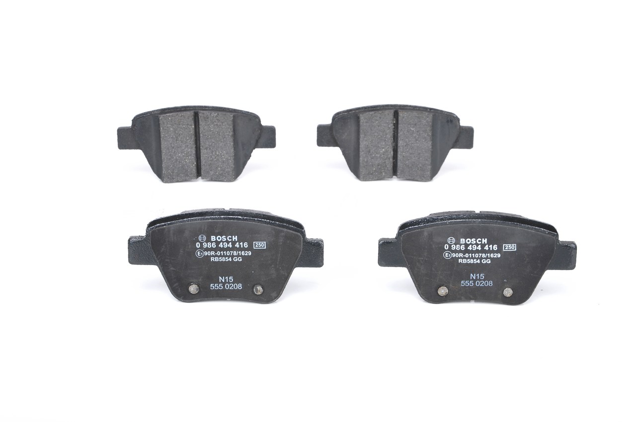 OEM 2K5698451 BOSCH Jarrupalat, levyjarru 0 986 494 416 varten VW, FORD, AUDI, SKODA, SEAT