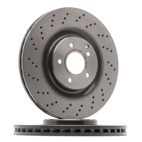 OEM A2034210912 BREMBO Jarrulevy 09.A731.11 varten MERCEDES-BENZ
