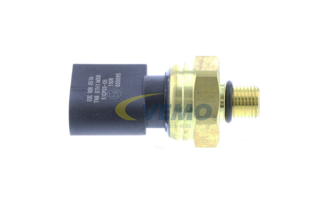 OEM 03C906051A VEMO Sensore, Pressione carburante V10-72-1267 per VOLKSWAGEN, AUDI, SEAT, SKODA, BENTLEY