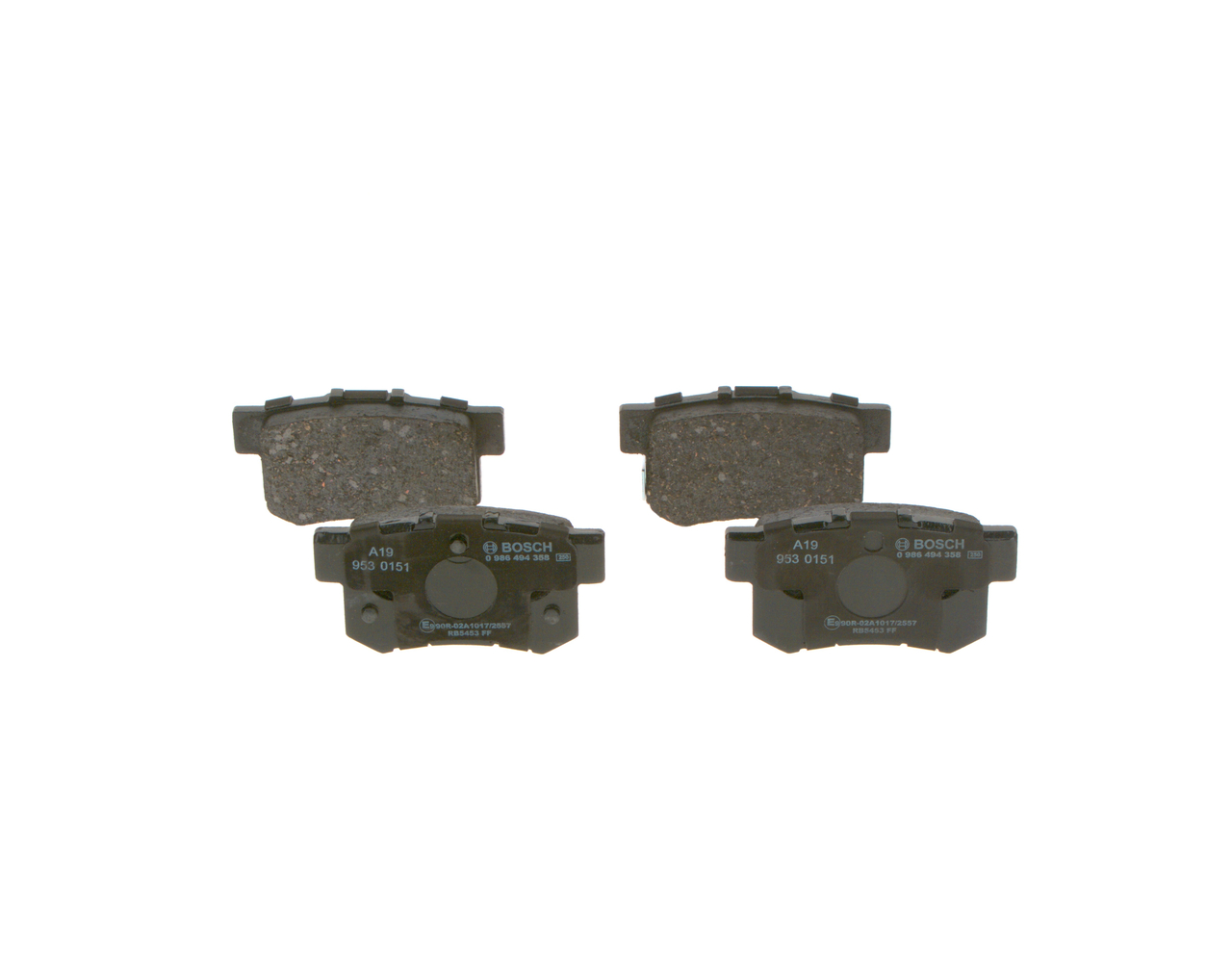OEM 43022SP0E02 BOSCH Kit pastiglie freni 0 986 494 358 per CITROЁN, HONDA, ROVER, ACURA