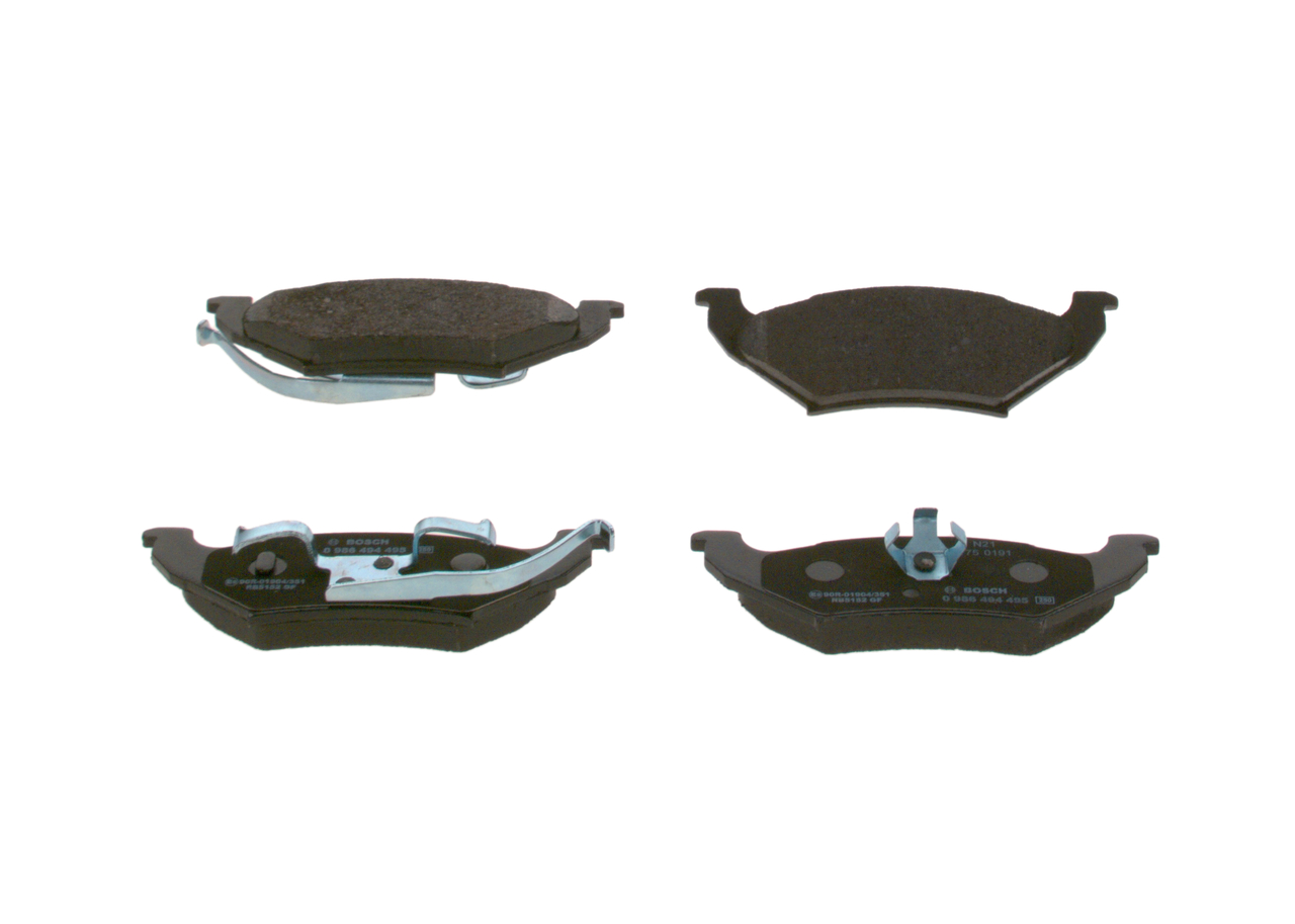 CHRYSLER Voyager / Grand Voyager III (GS) 3.3 Flexfuel Bromsbelägg 0 986 494 495