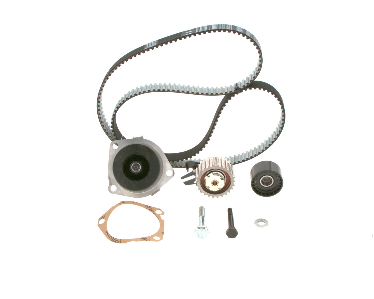 BOSCH Kit de distribution + pompe à eau (1 987 946 448) pour FIAT Doblo II Van / Break (263) 1.6 D Multijet (263ZXR1B) (70 KW / 95 CH / de 2015)