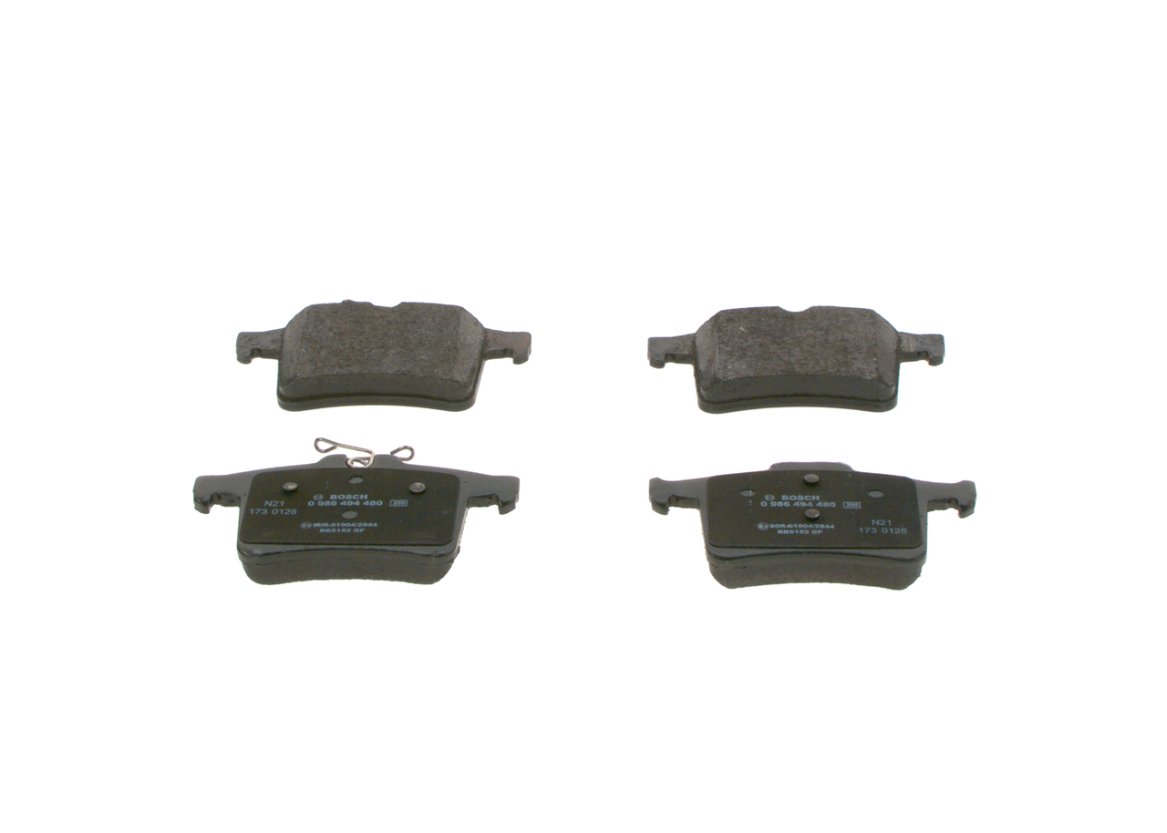 OEM C2D3792 BOSCH Jarrupalat, levyjarru 0 986 494 480 varten JAGUAR