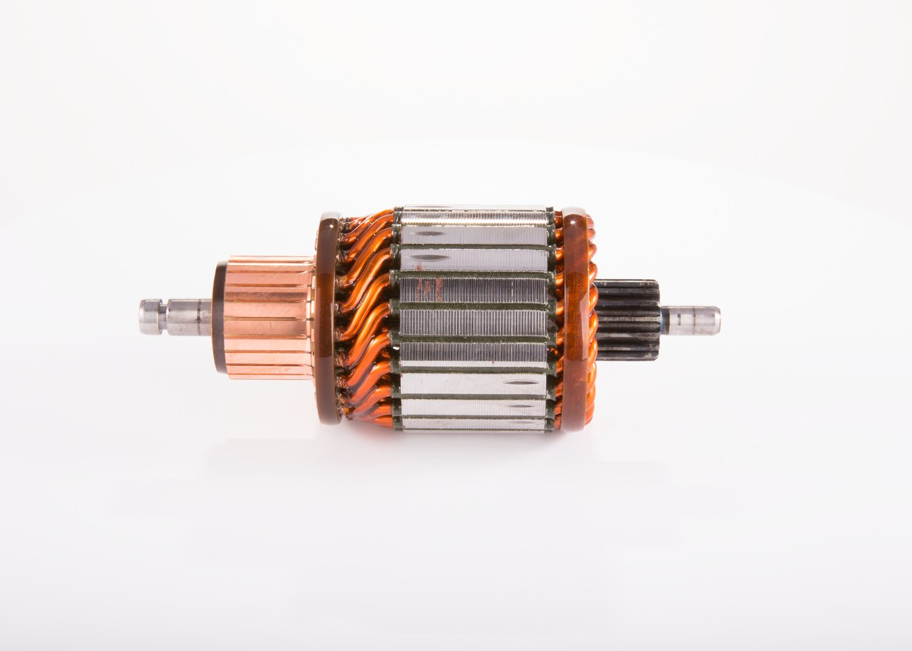 Anker, starter (1 004 011 087) van BOSCH Voor VW Touareg (7LA, 7L6, 7L7) 2.5 R5 TDI (128 KW / 174 PK / Van 2003)