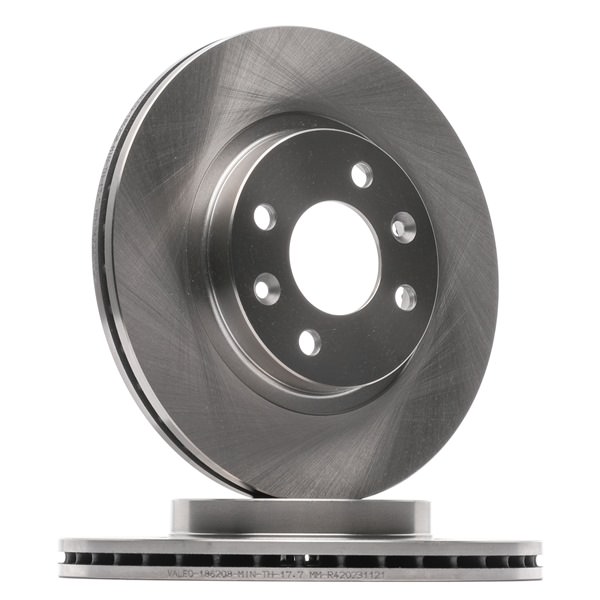 OEM 4020600QAA VALEO Disco freno 186208 per RENAULT, NISSAN, DACIA, INFINITI, RENAULT TRUCKS