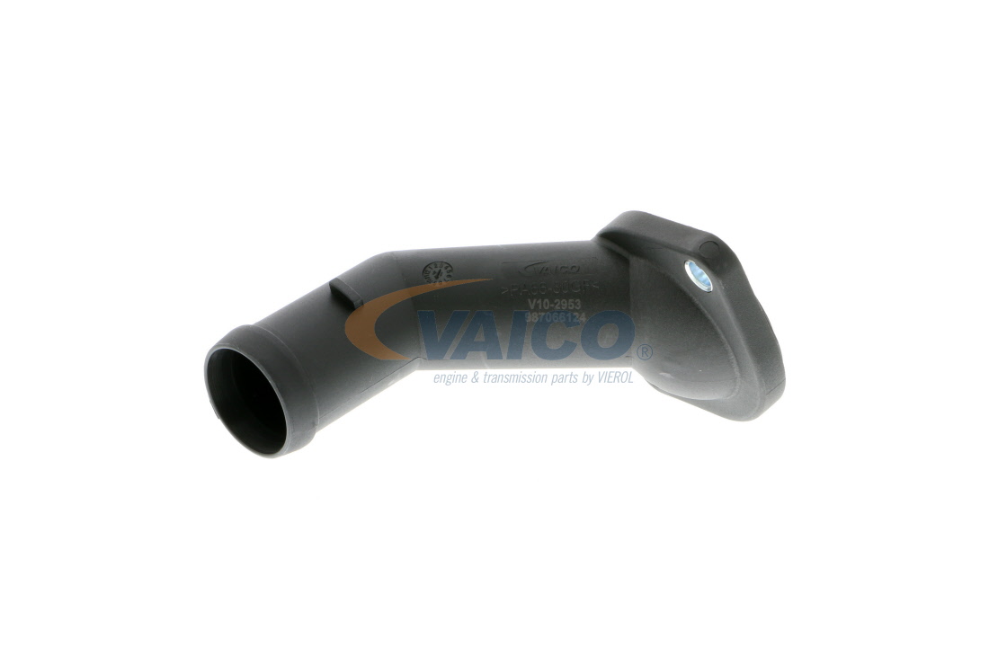 OEM 038121121D VAICO Coolant Flange V10-2953 for VW, AUDI, SKODA, SEAT, LAND ROVER