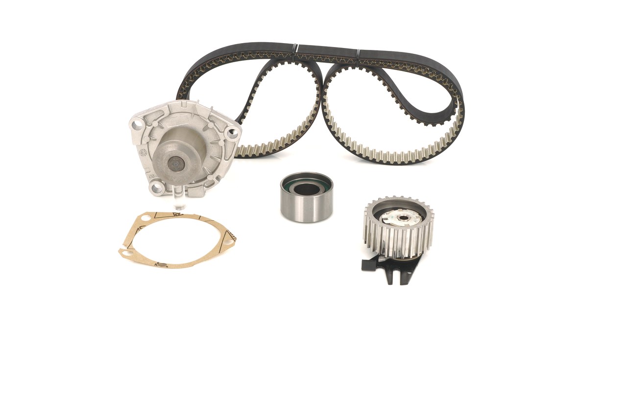 BOSCH Kit de distribution + pompe à eau (1 987 946 458) pour LANCIA THESIS (841AX) 2.4 D Multijet (841.AXN111, 841.AXH110) (136 KW / 185 CH / de 2006)