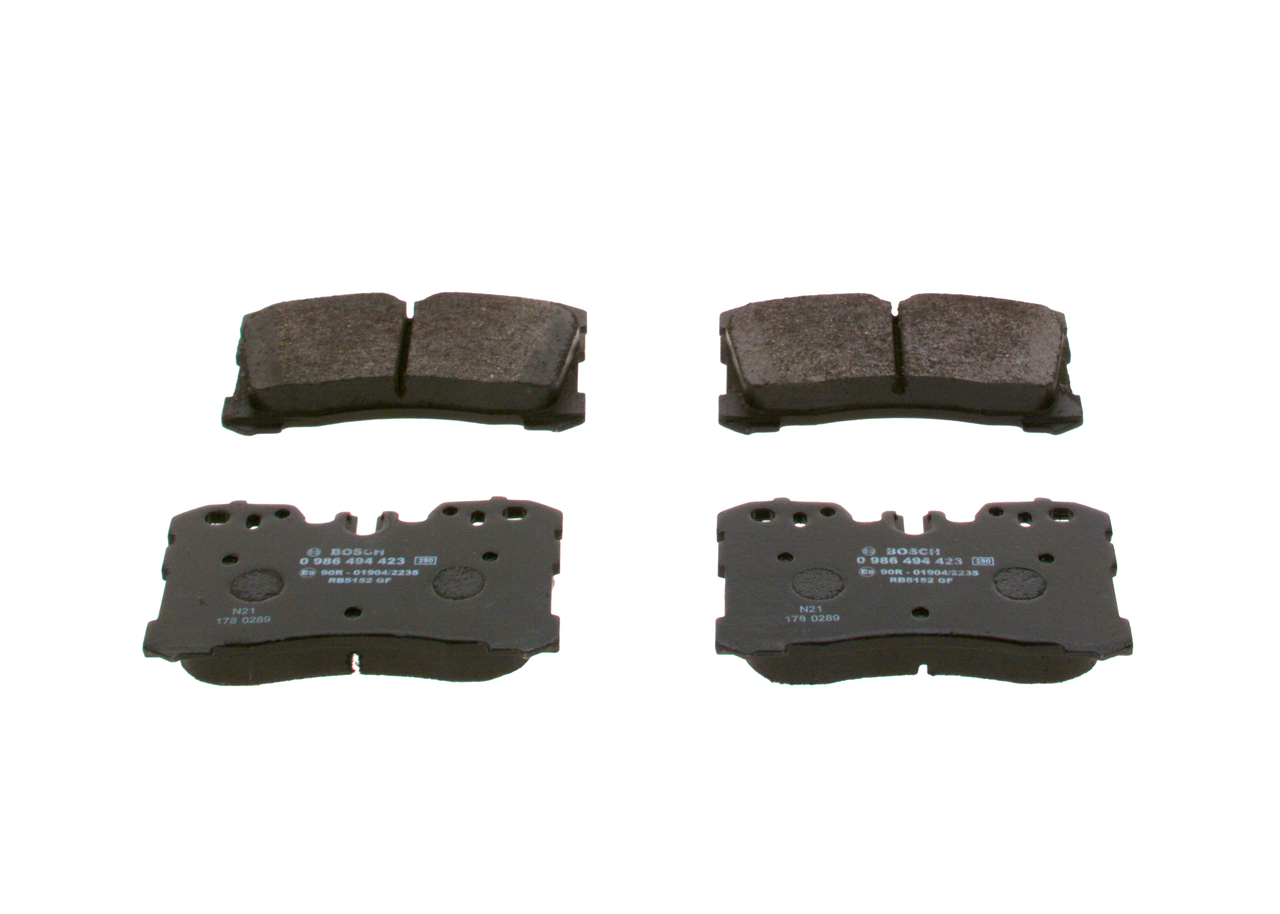 BOSCH Pastillas de freno & juego de pastillas de freno 0 986 494 423
