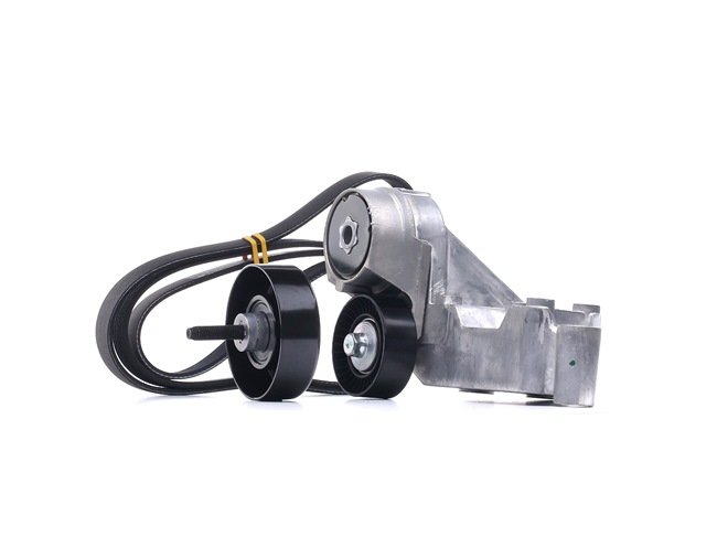 GATES Jeu de courroies trapézoïdales à nervures (K016PK1718) pour FORD Focus Mk1 3/5 portes (DAW, DBW) 1.8 TDCi (74 KW / 100 CH / de 2002)