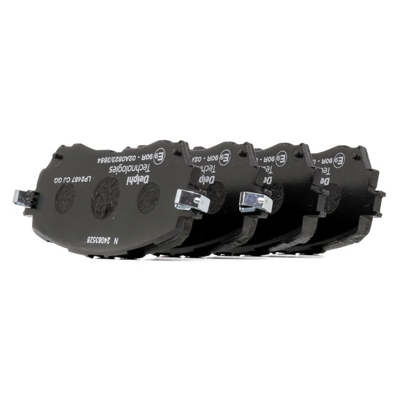 OEM GHY93328ZC DELPHI Jarrupalat, levyjarru LP2487 varten MAZDA, MERCURY