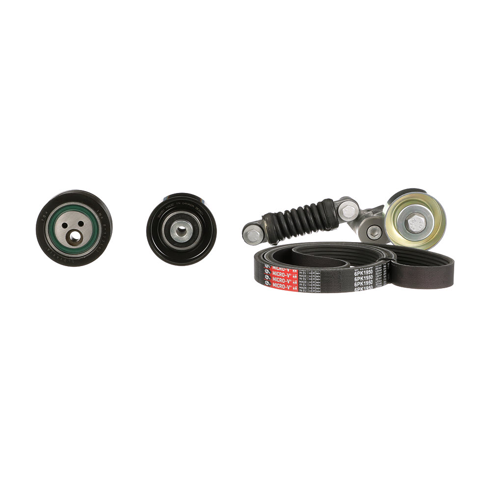 OEM 7701477582 GATES Jeu de courroies trapézoïdales à nervures K016PK1950 pour RENAULT, DACIA, RENAULT TRUCKS