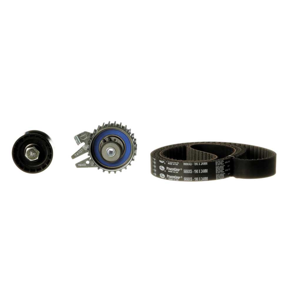 GATES Timing belt kit (K025650XS) for VAUXHALL Astra Mk V (H) (A04) Hatchback 1.9 CDTI (L48) (88 KW / 120 HP / from 2004)