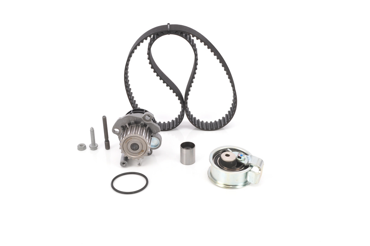 Distributieriem set + waterpomp (1 987 946 472) van BOSCH Voor AUDI A6 Sedan (4B2, C5) 1.9 TDI (85 KW / 115 PK / Van 2000)