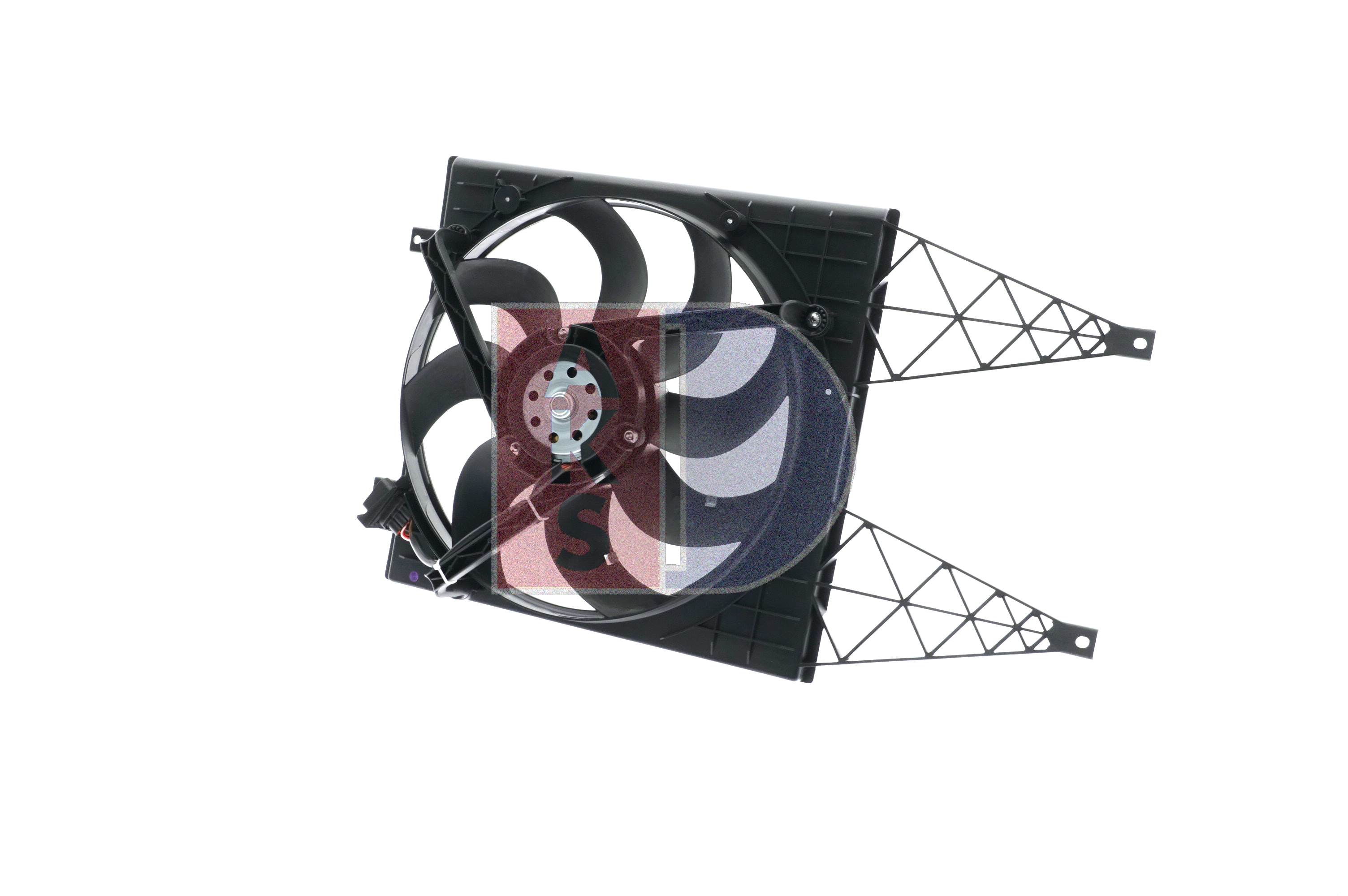 OEM 6R0121207 AKS DASIS Ventilador de motor 048112N para VOLKSWAGEN, SEAT, AUDI, FORD, SKODA