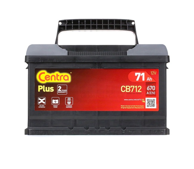 CABRIOLET Starterbatteri CB712 CENTRA