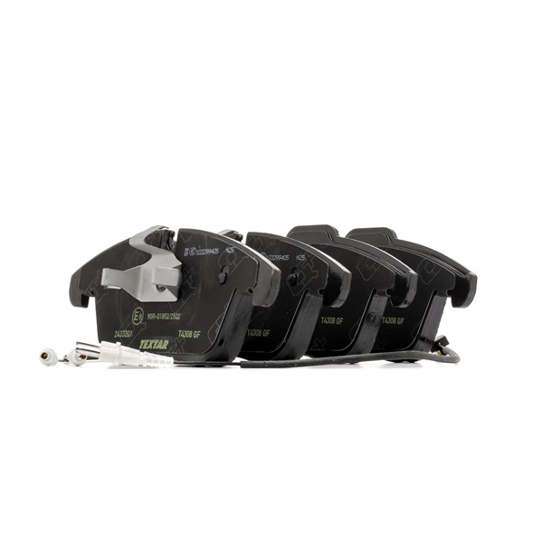 OEM 1610103880 TEXTAR Jarrupalat, levyjarru 2433201 varten VW, OPEL, PEUGEOT, CITROЁN, DS