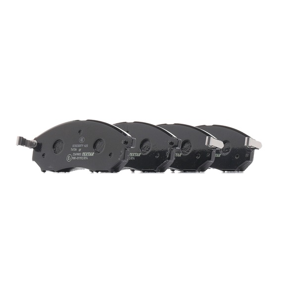OEM D1060EJ20A TEXTAR Bromsbelägg 2369803 för RENAULT, NISSAN, INFINITI