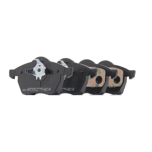 OEM 8D0698151C ZIMMERMANN Plaquettes de frein 21624.200.1 pour VOLKSWAGEN, AUDI, SEAT, SKODA, PORSCHE
