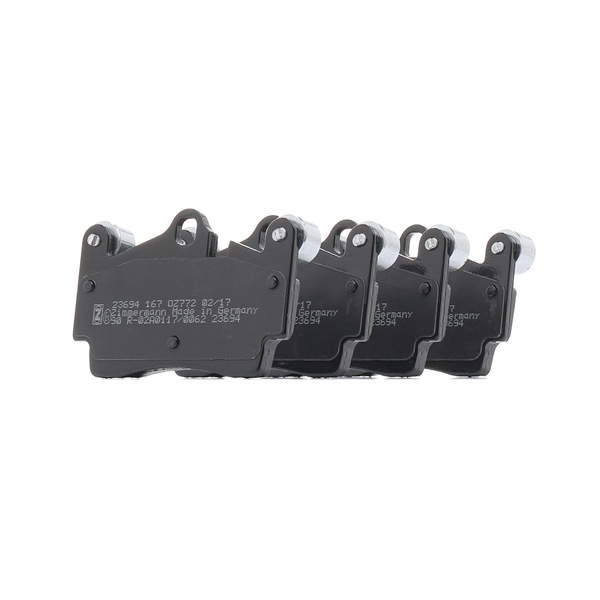OEM 4L0698451D ZIMMERMANN Juego de pastillas de freno 23694.165.9 para VOLKSWAGEN, SEAT, AUDI, SKODA, DACIA