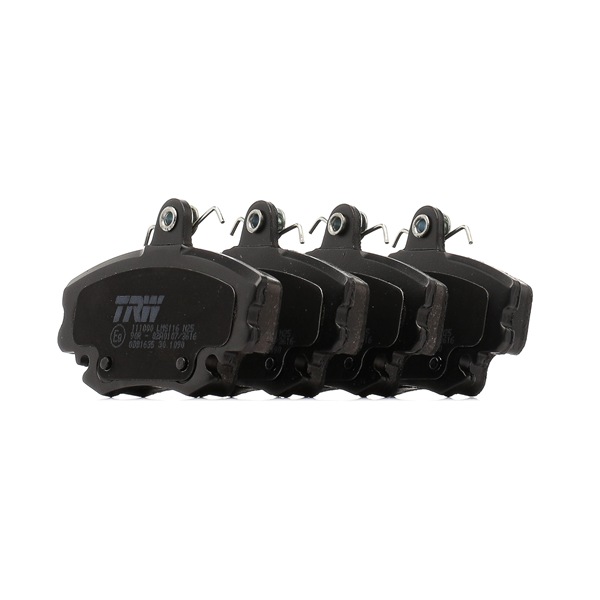 OEM 6001547911 TRW Juego de pastillas de freno GDB1635 para RENAULT, DACIA, RENAULT TRUCKS