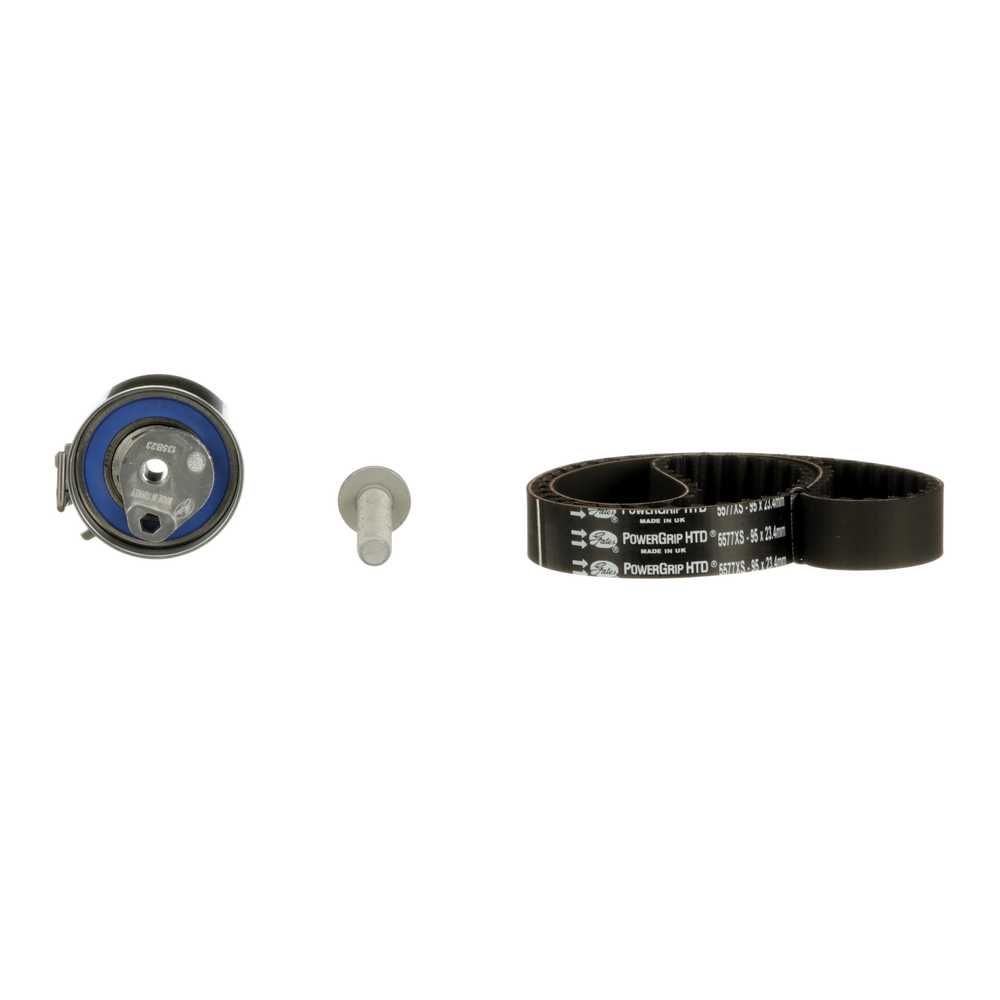 GATES Kit de distribution (K015577XS) pour RENAULT Modus / Grand Modus (F, JP) 1.2 16V Hi-Flex (55 KW / 75 CH / de 2008)