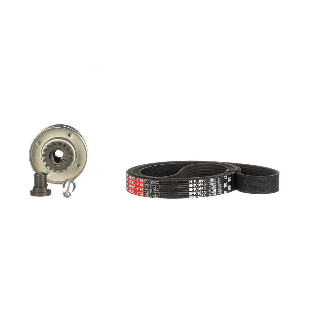 Poly V-riem set (K016PK1660) van GATES Voor RENAULT MEGANE Scenic (JA0/1_) 2.0 i (JA0G) (84 KW / 114 PK / Van 1997)