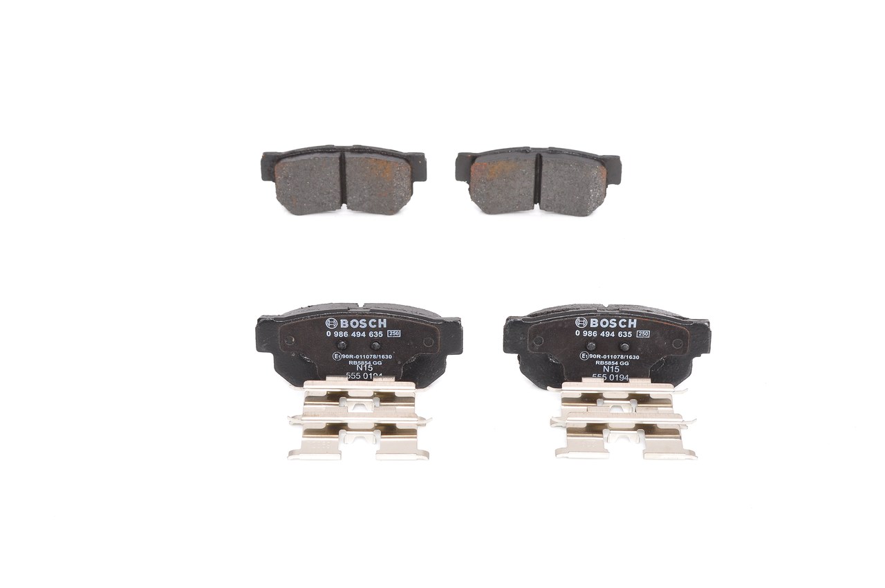 OPIRUS Plaquettes de frein 0 986 494 635 BOSCH