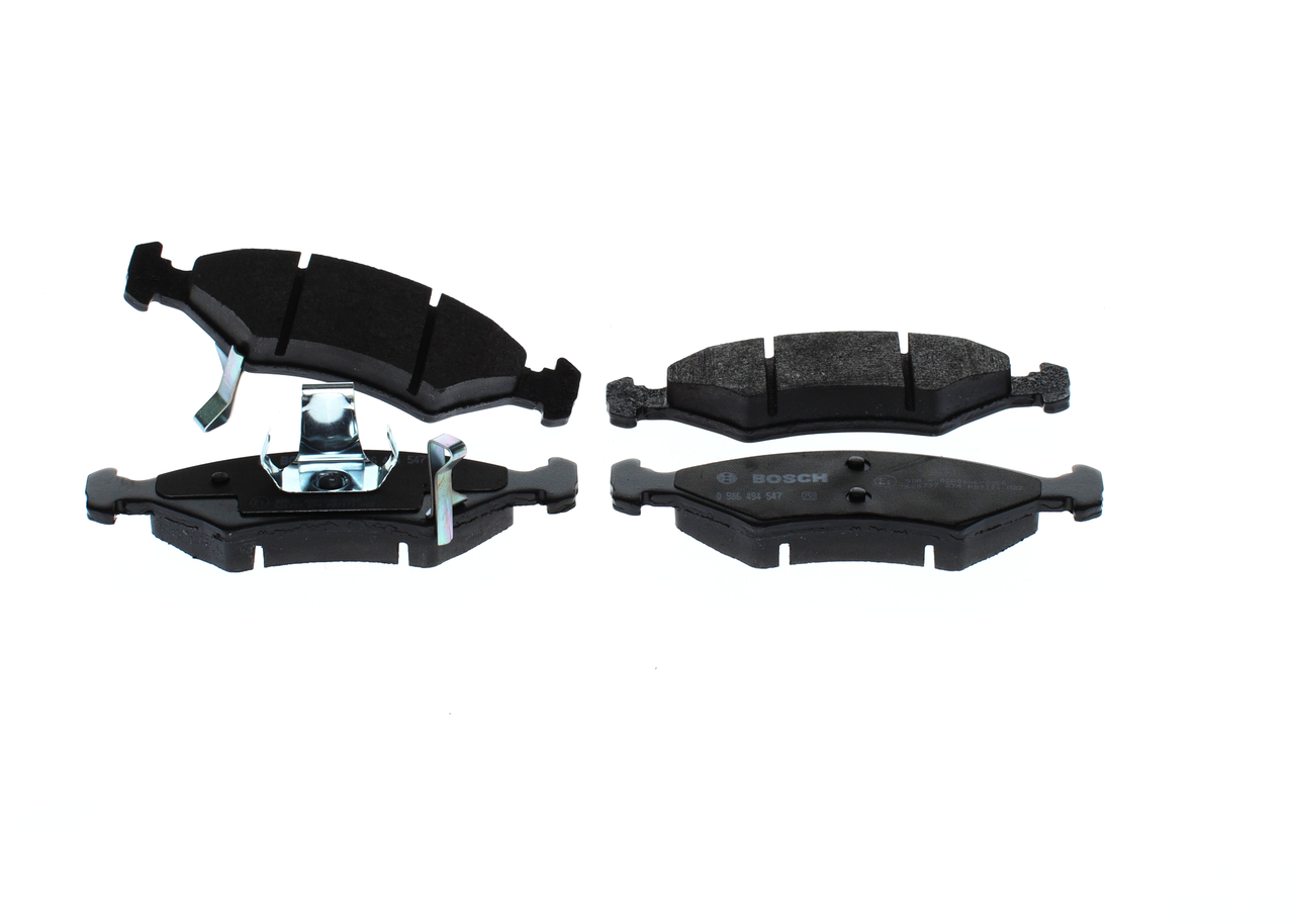 OEM 0K2A23323Z BOSCH Jarrupalat, levyjarru 0 986 494 547 varten KIA, MAZDA, HYUNDAI