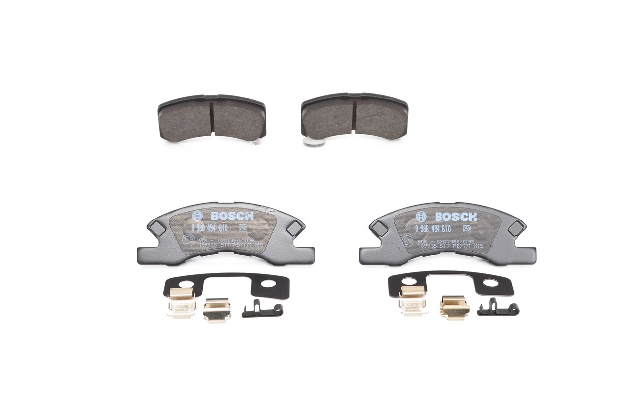 OEM 04465B2040 BOSCH  Bremsbeläge 0 986 494 610 für TOYOTA, MITSUBISHI, ALFA ROMEO, DAIHATSU, WIESMANN