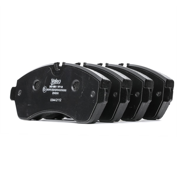 OEM 2E0698151C VALEO Kit pastiglie freni 301881 per VOLKSWAGEN, MERCEDES-BENZ, AUDI, SEAT, SKODA