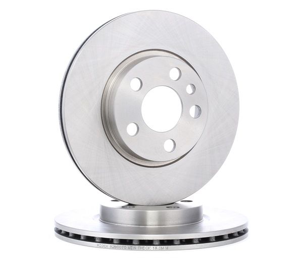 RIDEX Remschijf 82B0070 voor FIAT