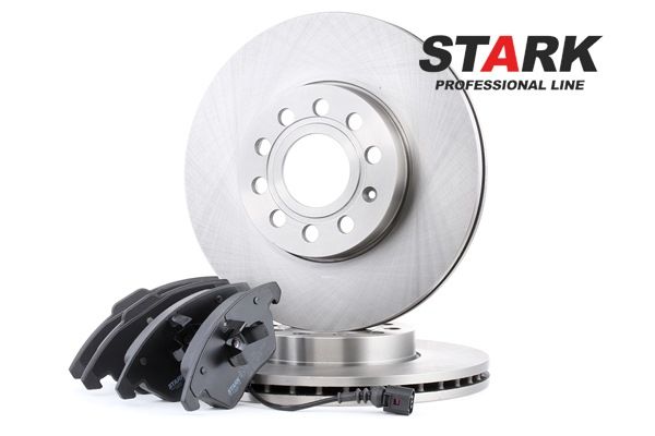 OEM 1K0615301K STARK Brake discs and pads set SKBK-1090009 for VW, AUDI, FORD, SKODA, SEAT