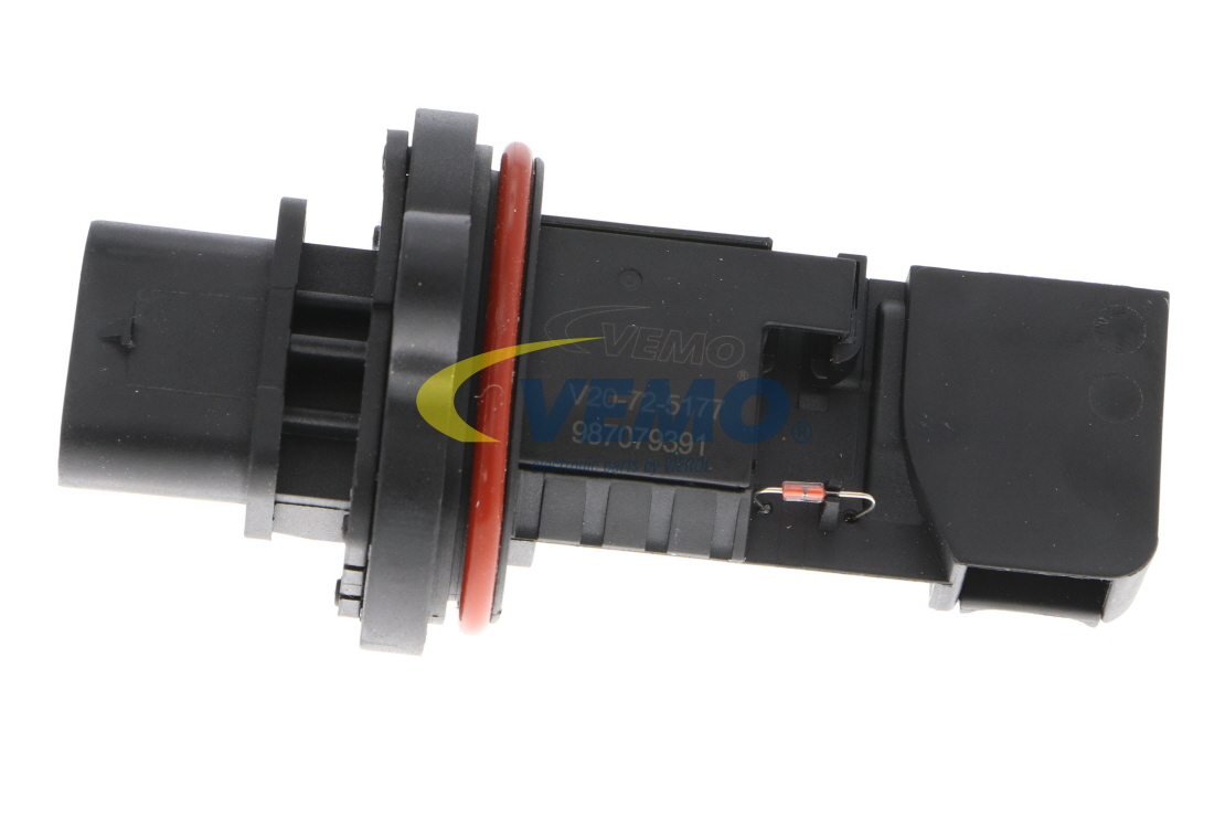 VEMO Mass air flow sensor (V20-72-5177) for BMW 7 (F01, F02, F03, F04) 750 i, Li xDrive (300 KW / 408 HP / from 2009)