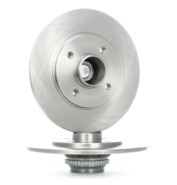 RIDEX Disco de freno (82B0761) para RENAULT Clio II Hatchback (BB, CB) 1.5 dCi (B/C2J) (50 KW / 68 CV / de 2004)