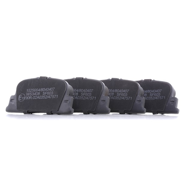 RIDEX Bromsbelägg & bromsbeläggsats 402B0517