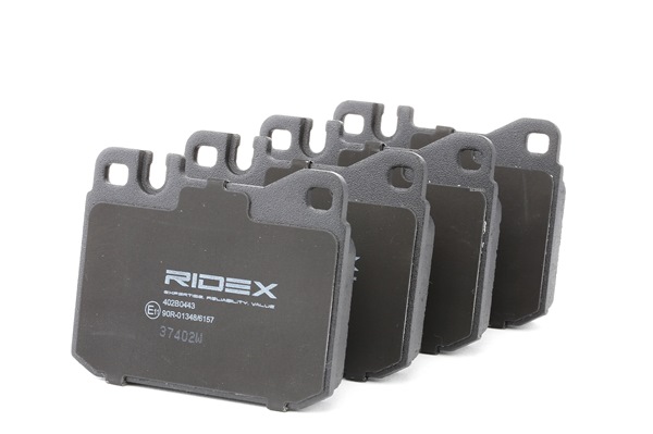 Remblokken (402B0443) van RIDEX Voor VW LT 28-35 I Flatbed Vrachtwagen / Chassis (281-363) 2.7 D (48 KW / 65 PK / Van 1975)