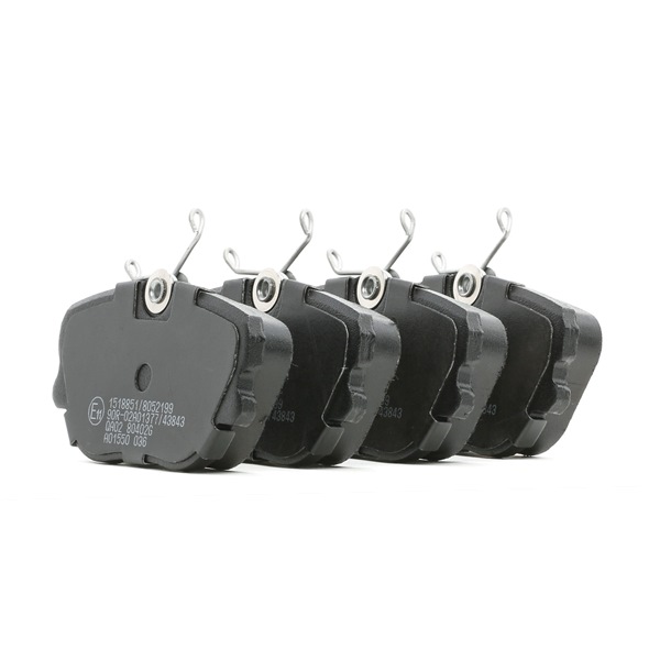 RIDEX Pastilhas de travão (402B0833) para SAAB 9000 Hatchback 2.0 -16 (92 KW / 125 CV / de 1985)