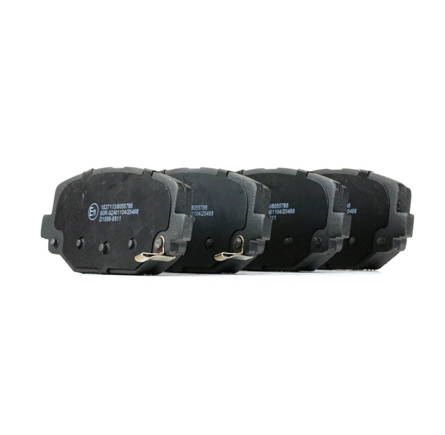 Remblokken (402B0638) van RIDEX Voor LANCIA Voyager (404_) 3.6 V6 LPG (53) (208 KW / 283 PK / Van 2014)