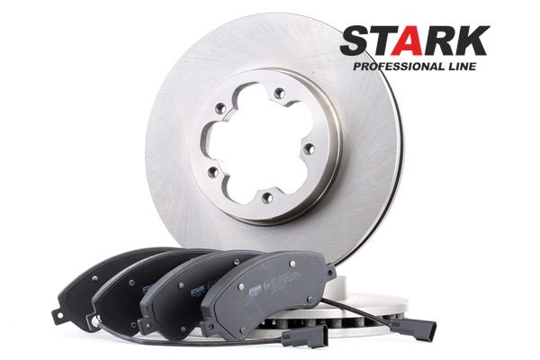 Jarrupalasarja, levyjarru (SKBK-1090253) alkaen STARK varten FORD Transit Mk6 Bussi (V347, V348, FD, FB, FS, FZ, FC) 2.2 TDCi 85 HV