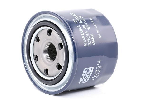 Oljefilter (15033/4) fra MEAT & DORIA for TOYOTA RAV 4 II (CLA2_, XA2_, ZCA2_, ACA2_) 2.0 D 4WD (CLA20_, CLA21_) (85 KW / 116 HK / Fra 2001)